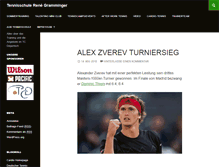Tablet Screenshot of gramminger-tennisschule.de